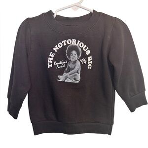 💥Kids Black Notorious B.I.G. Sweatshirt